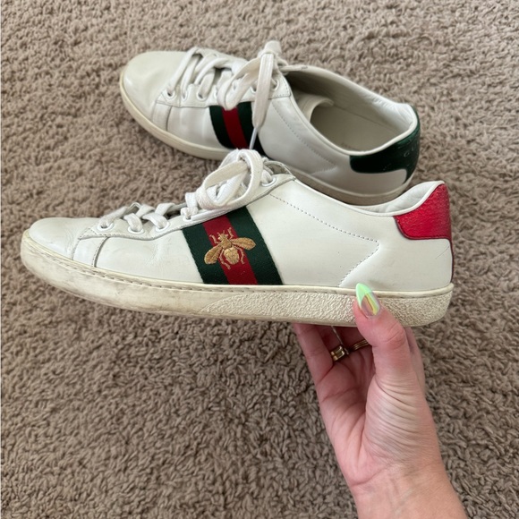 women’s gucci ace sneaker with bee size 9 - Picture 4 of 10